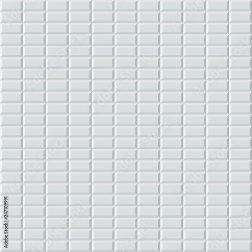 Carrelage blanc / Métro parisien