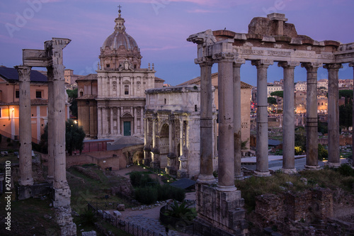Forum Romanum old Pillars