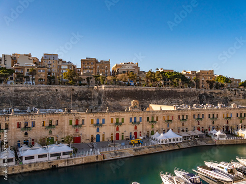 Fototapeta Naklejka Na Ścianę i Meble -  The City of Valletta is a cultural UNESCO World Heritage Site in Malta. The City of Valletta is located on the South Eastern region of Malta.