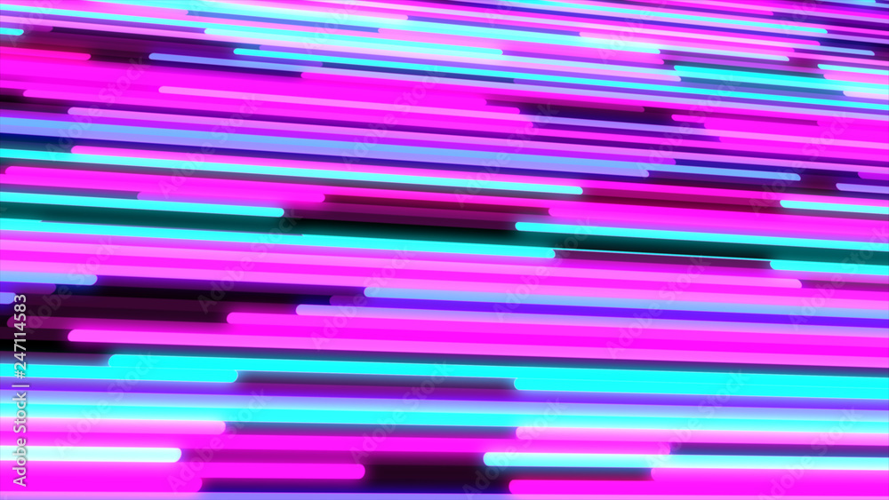 Abstract background of glowing neon lines. 3D illustration. Abstract background of glowing neon lines. 3D illustration.