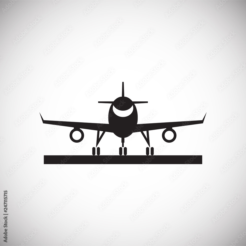 Airplane icons on white background for graphic and web design, Modern simple vector sign. Internet concept. Trendy symbol for website design web button or mobile app Airplane icons on white background for graphic and web design, Modern simple vector sign. Internet concept. Trendy symbol for website design web button or mobile app