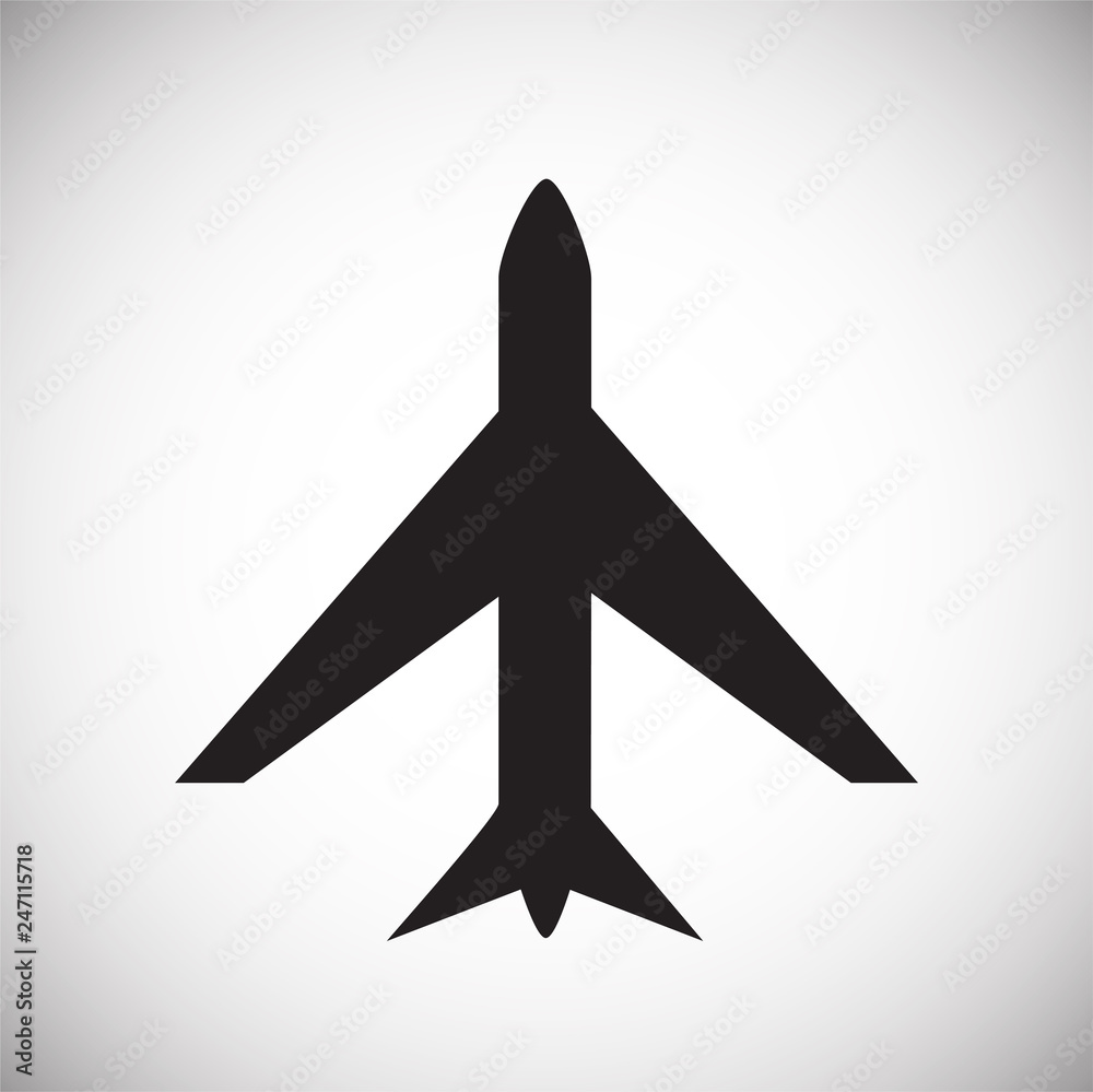 Airplane icons on white background for graphic and web design, Modern simple vector sign. Internet concept. Trendy symbol for website design web button or mobile app Airplane icons on white background for graphic and web design, Modern simple vector sign. Internet concept. Trendy symbol for website design web button or mobile app