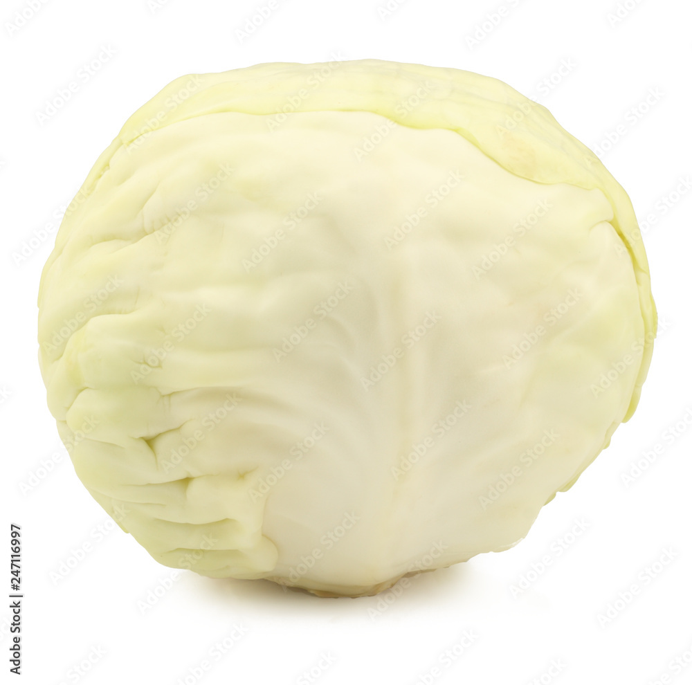 Cabbage isolated on white background Cabbage isolated on white background