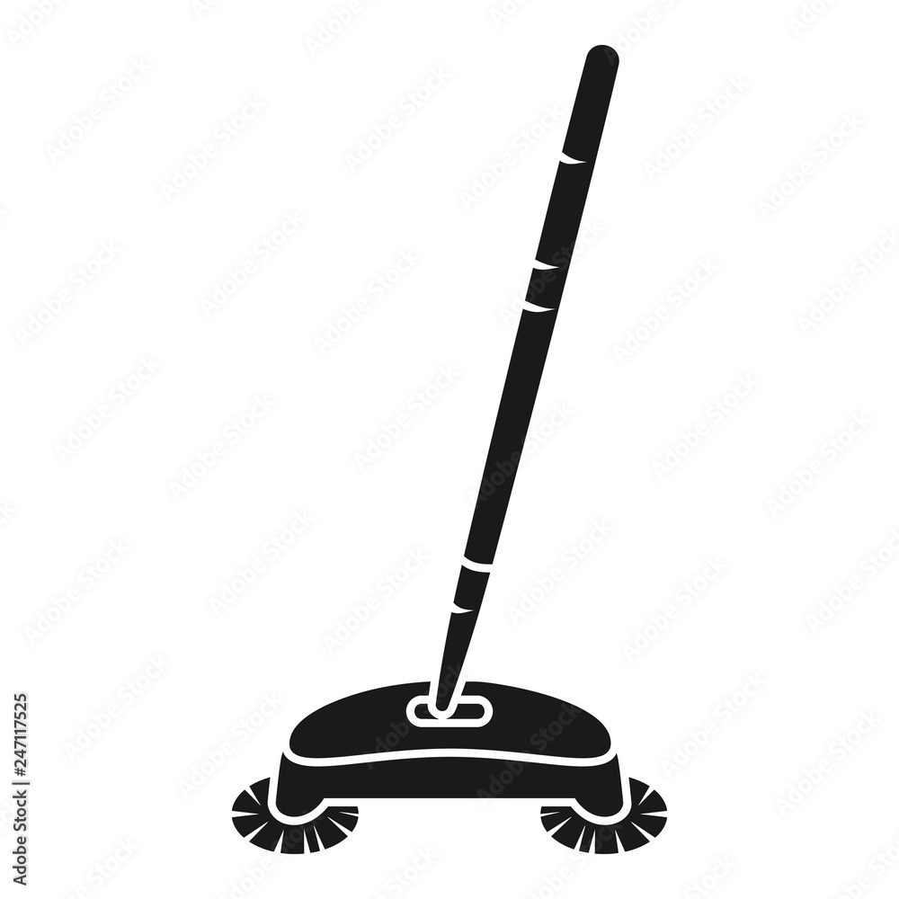 Floor polisher icon. Simple illustration of floor polisher vector icon for web design isolated on white background Floor polisher icon. Simple illustration of floor polisher vector icon for web design isolated on white background