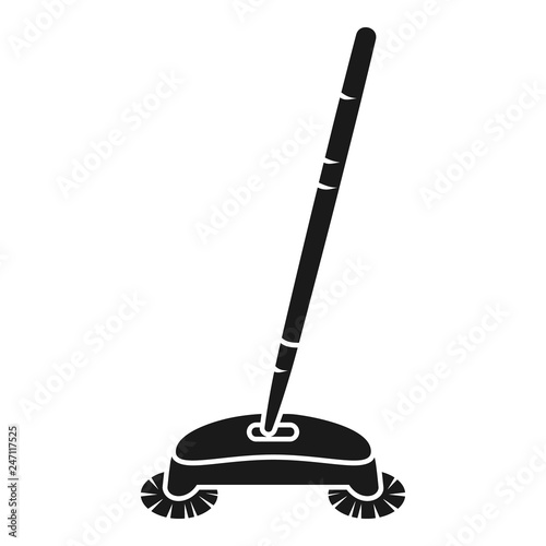 Floor polisher icon. Simple illustration of floor polisher vector icon for web design isolated on white background