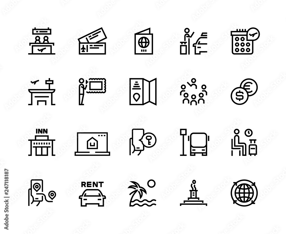 Car - Travel, Hotels & Holidays Icons