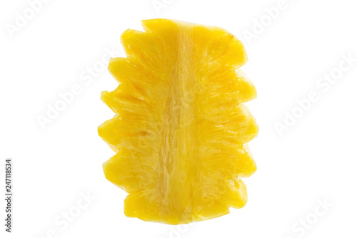 Peeled pineapple/pineapple poster background material