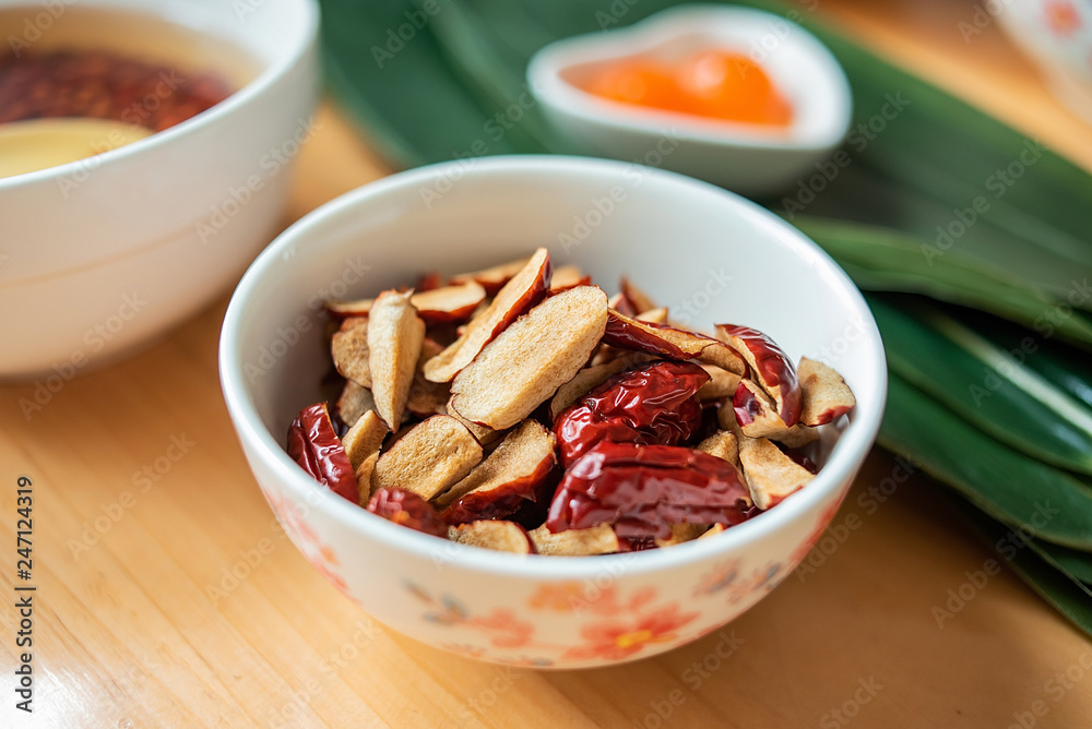 make Rice dumpling food fillings-Red jujube tablets make Rice dumpling food fillings-Red jujube tablets