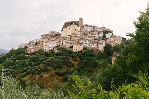 Mountain town of San Chirico Raparo in the Italian region of Basilicata, the Potenza Province. photo
