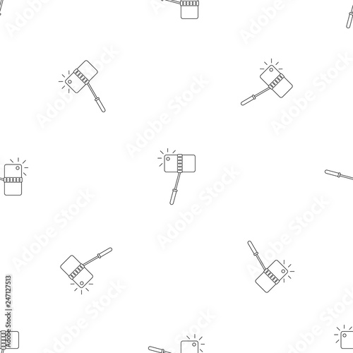 Take photo monopod pattern seamless vector repeat geometric for any web design
