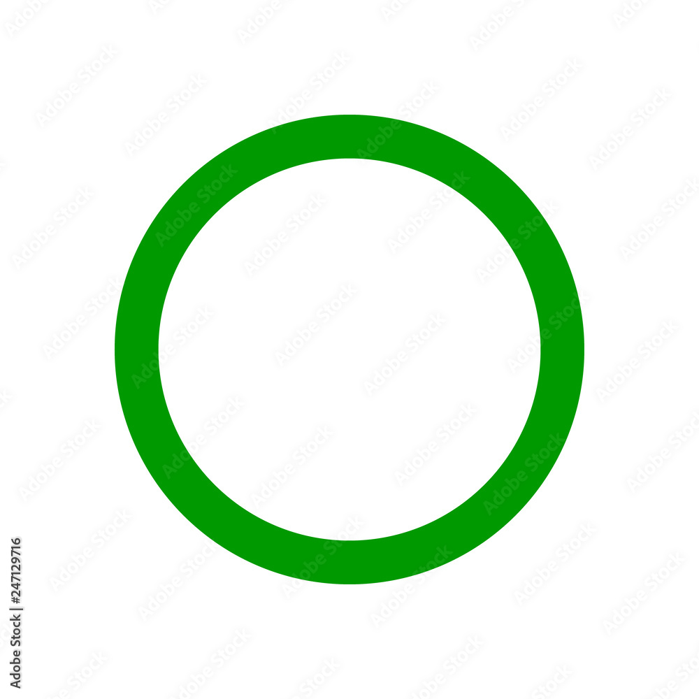 Flat Stop Icon isolated on white background. Modern vector illustration Flat Stop Icon isolated on white background. Modern vector illustration