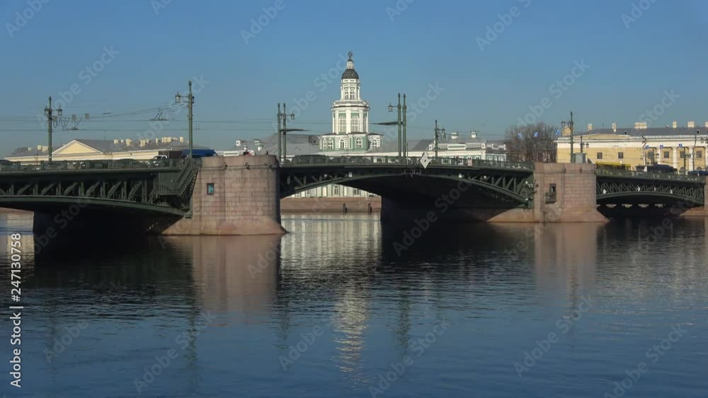 April day at the Palace bridge, Saint Petersburg April day at the Palace bridge, Saint Petersburg