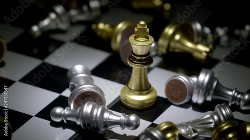 chess board game concept for competition and strategy