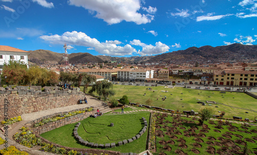 View of Cusco City in Peru