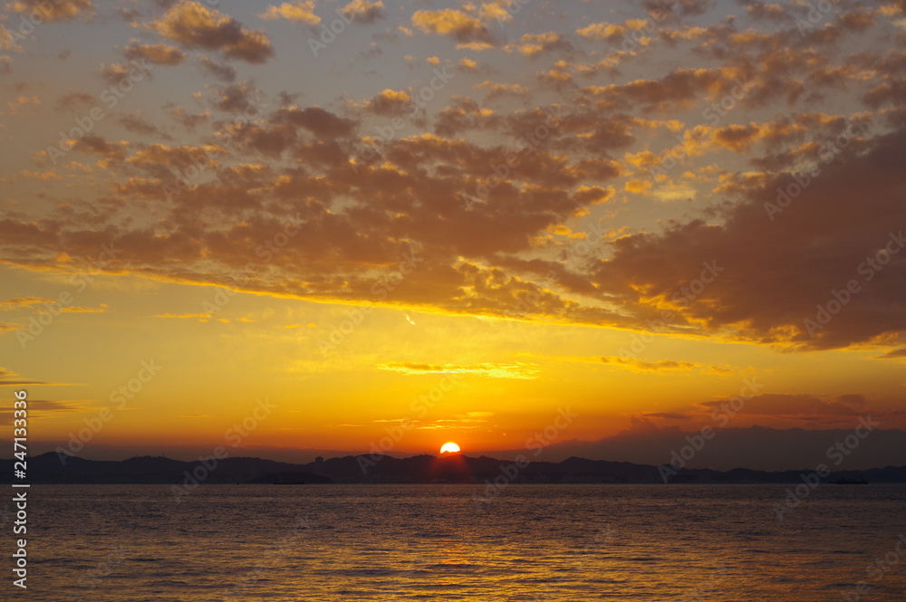 Fototapeta premium 夕焼け空
