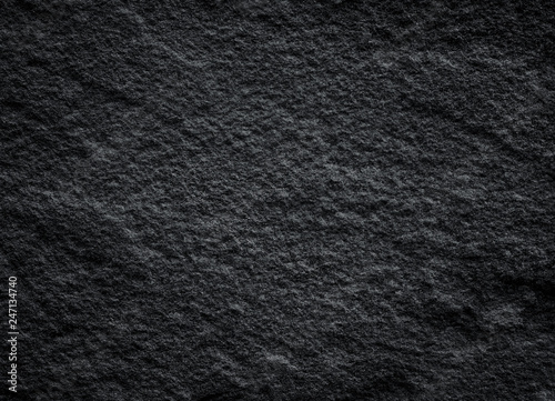 Natural black slate stone patterns or dark grey stone texture abstract for background