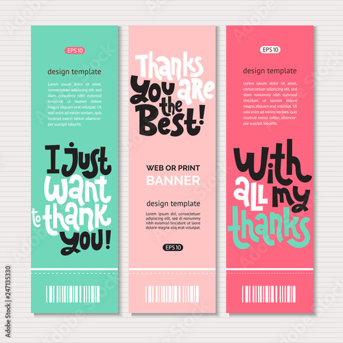 Thank you quotes and stickers
