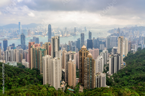 Hong Kong view from Victoria Peak