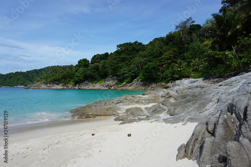 blue water on the beach freedom