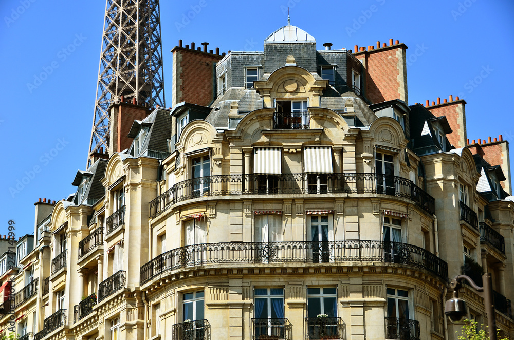 Fototapeta premium immobilier parisien