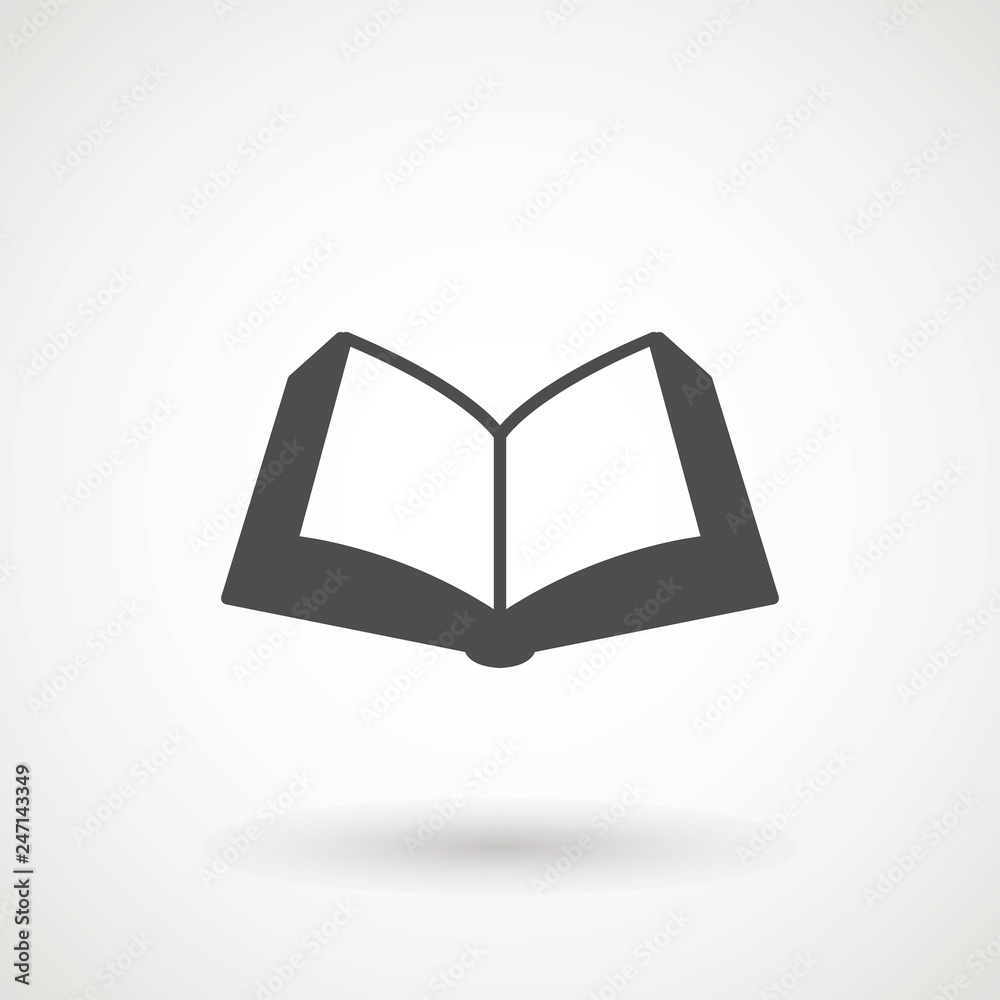 Book icon vector, solid illustration, pictogram isolated on white. High quality pictograms of read. Modern style icons collection. Diary, library, pages, textbook, etc Book icon vector, solid illustration, pictogram isolated on white. High quality pictograms of read. Modern style icons collection. Diary, library, pages, textbook, etc