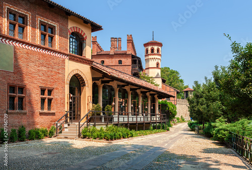 Valentino park in Turin, Italy.