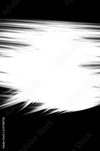 Wallpaper Mural Black White abstract texture. Fantasy fractal texture. Digital art. 3D rendering. Computer generated image. Torontodigital.ca