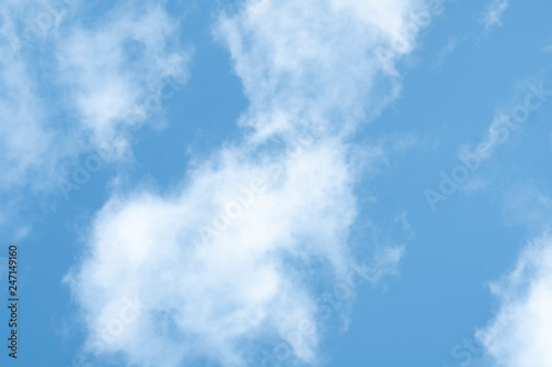 Blue sky background