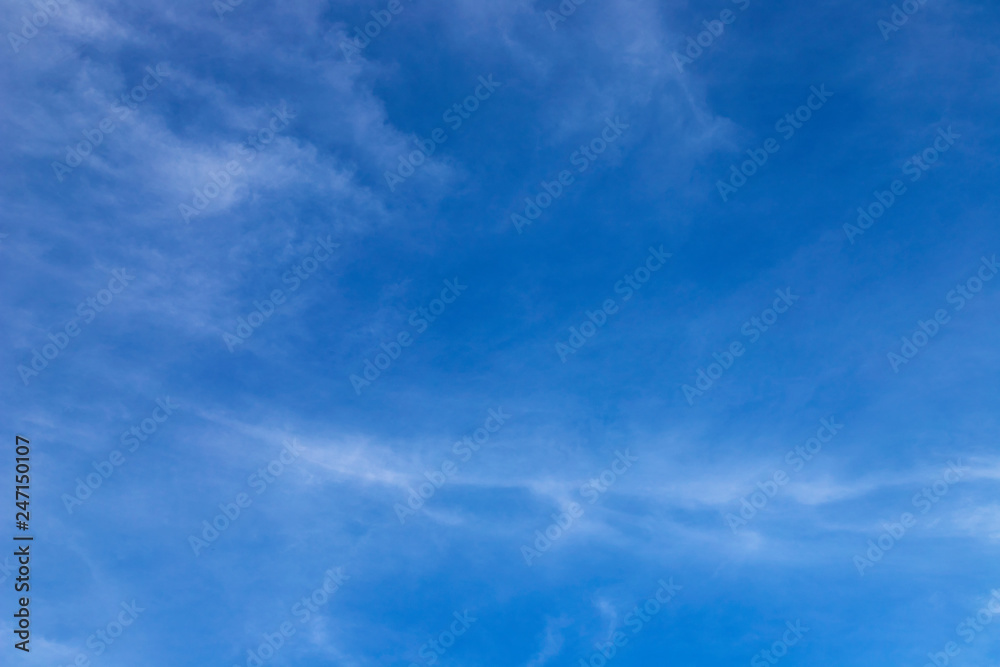 blue sky with clouds background