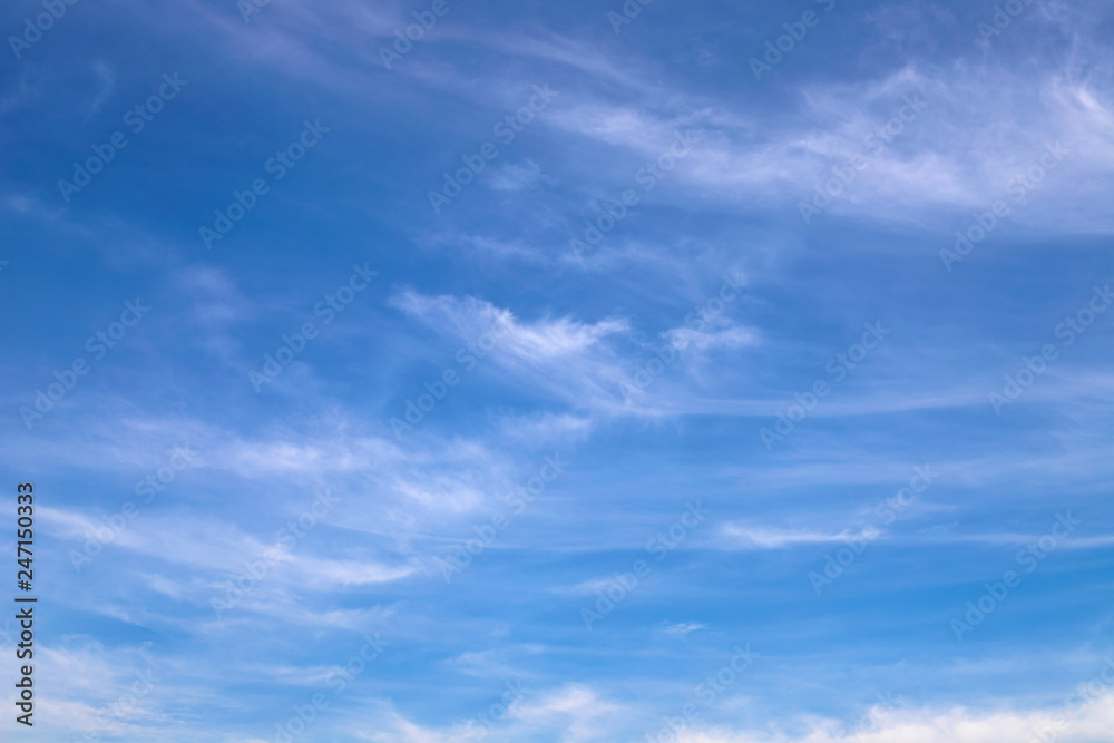 blue sky with clouds background