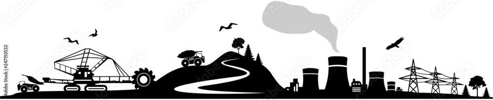 Coal Mining Skyline