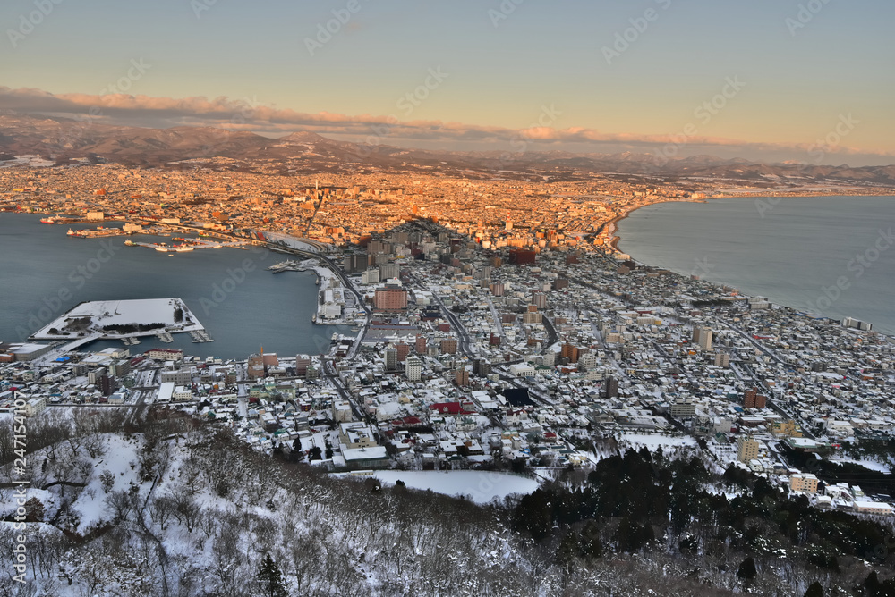冬の函館山からの夜景 Stock Photo Adobe Stock