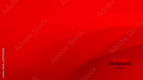Red color and black color background abstract art vector 