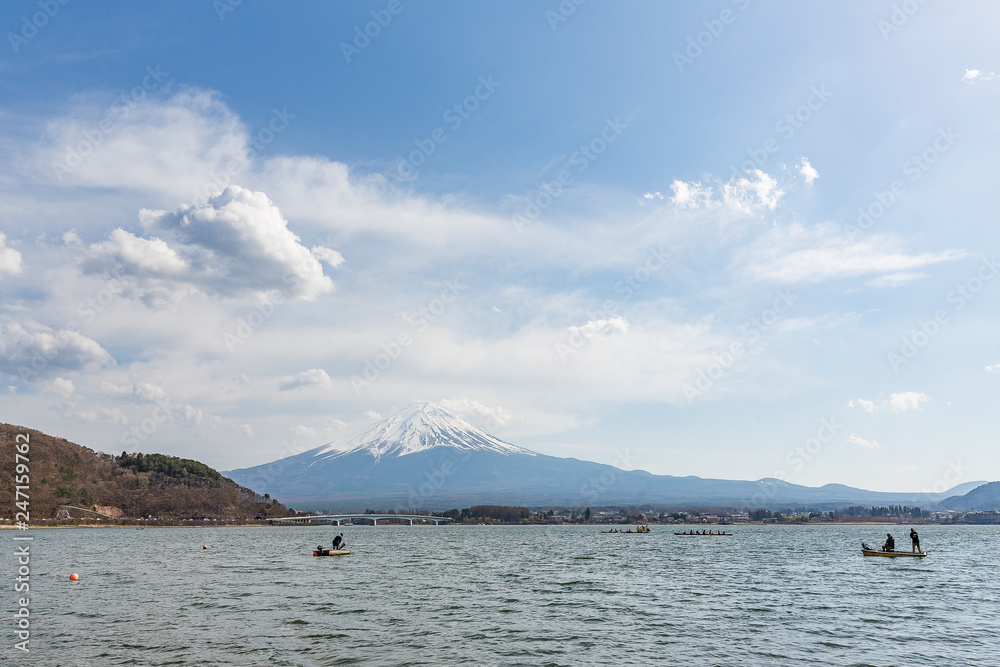 View of Mount Fuji from Lake Kawaguchi