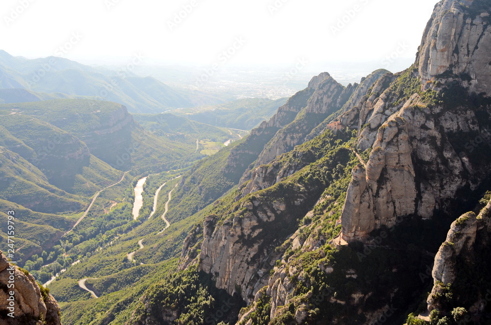 Fototapeta premium view of mountains