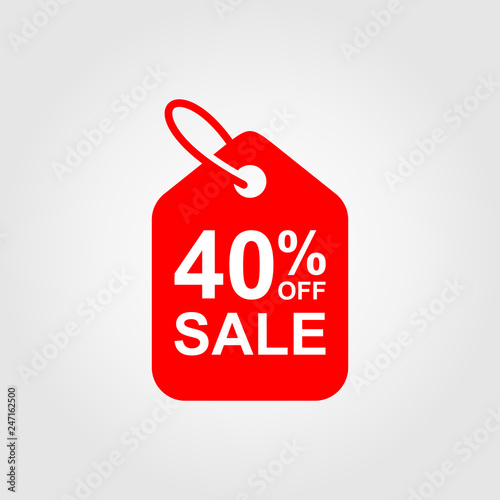 OFF Sale Discount Banner. Sale discount icons. Special offer price signs. Discount Tag Isolated Vector Illustration.
