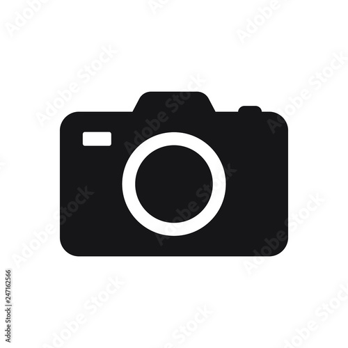 Photo camera vector icon