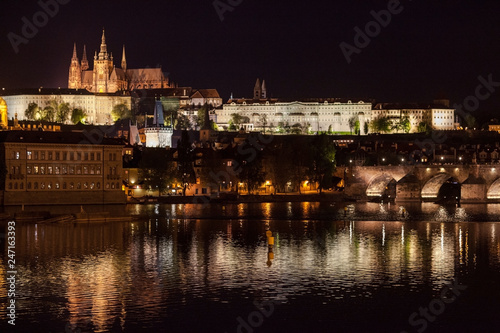 prague castle and charles bridge