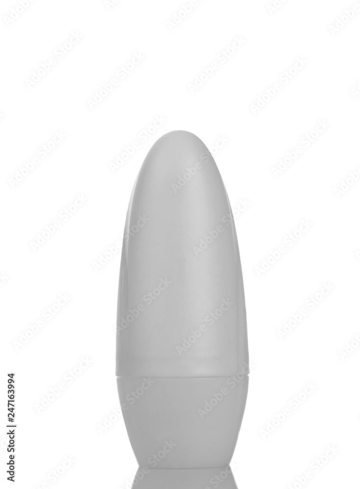 Women's roll-on deodorant isolated on white Women's roll-on deodorant isolated on white