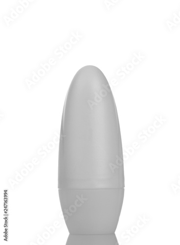 Women's roll-on deodorant isolated on white