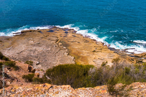 Blick auf die Kalksteinküste - Bouddi National Park photo