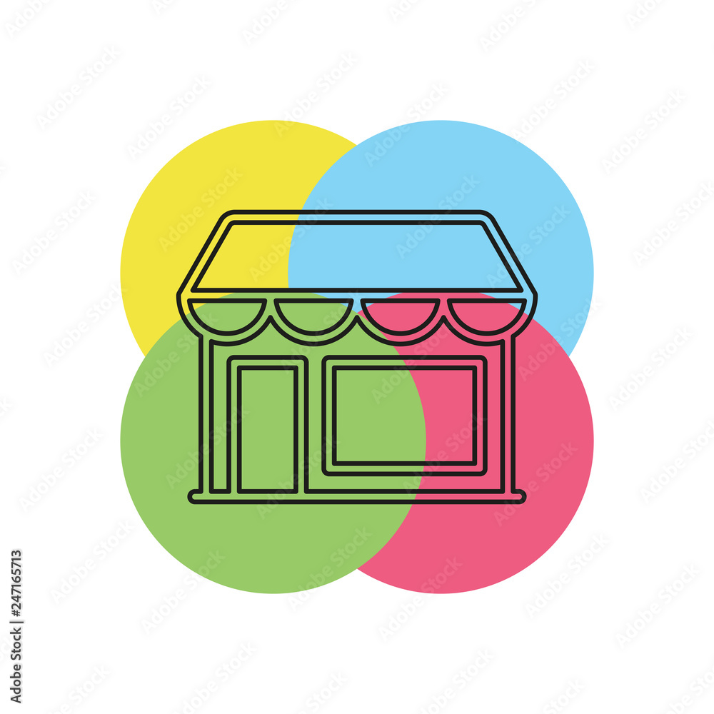 Obraz premium store icon - shopping icon - building storefront