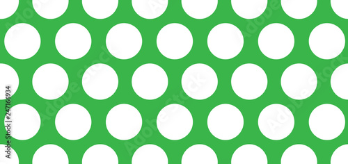 Large Green Polka Dot Backg...