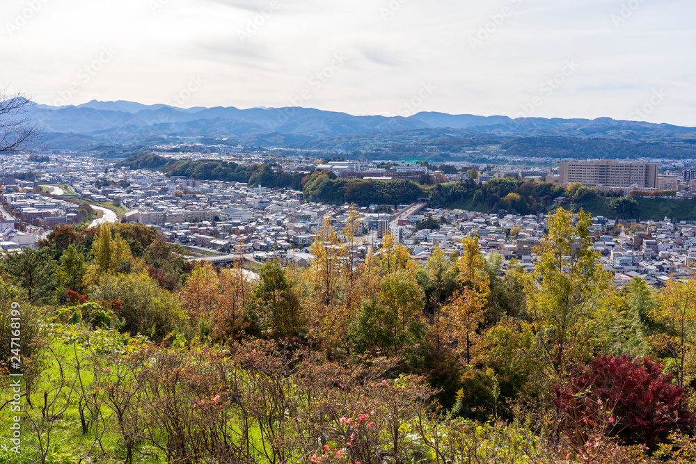 金沢　卯辰山　見晴らし台からの眺望
