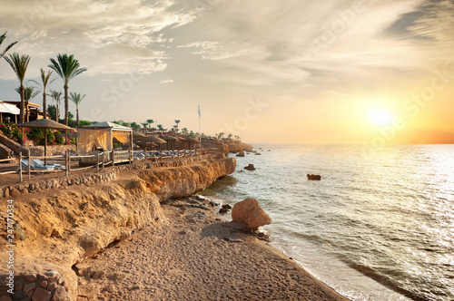 Beach in Egypt photo