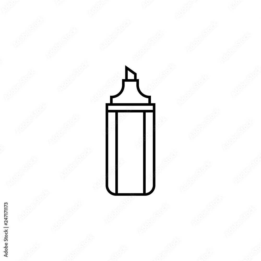 marker, pen, writing icon. Element of education illustration. Signs and symbols can be used for web, logo, mobile app, UI, UX marker, pen, writing icon. Element of education illustration. Signs and symbols can be used for web, logo, mobile app, UI, UX