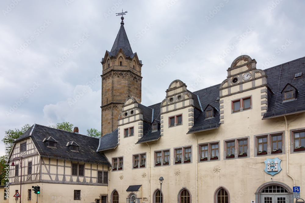 Das Rathaus von Stadtilm, Thüringen, Deutschland