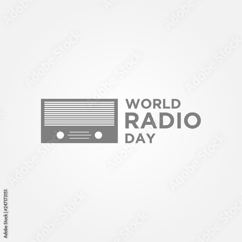 World Radio Day Vector Design