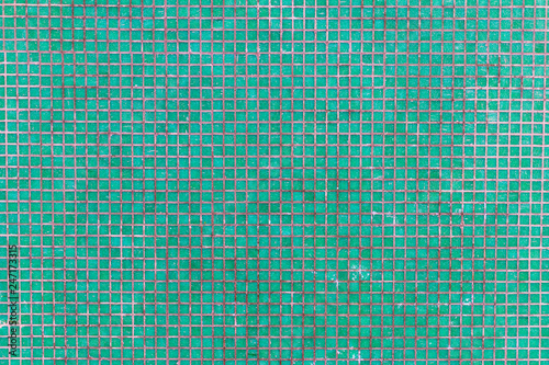 mur de petites briques en mosaique coloré