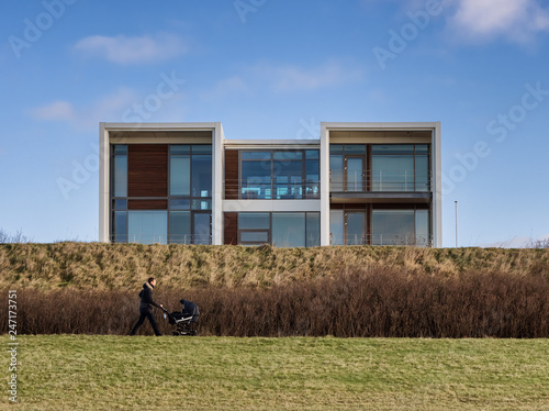 Modern residense danish design in Esbjerg, Denmark photo